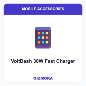 VoltDash 30W Fast Charger