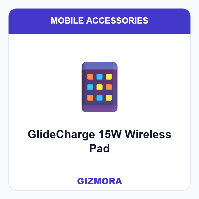 GlideCharge 15W Wireless Pad