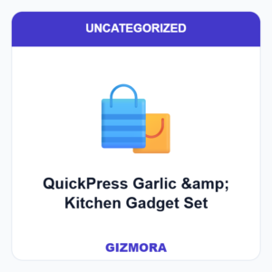 QuickPress Garlic & Kitchen Gadget Set