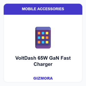 VoltDash 65W GaN Fast Charger