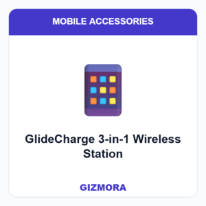 GlideCharge 3-in-1 Wireless Station