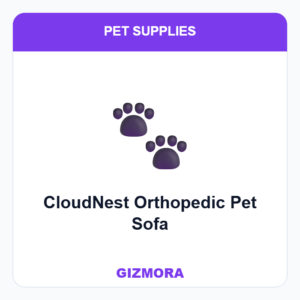 CloudNest Orthopedic Pet Sofa