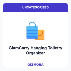 GlamCarry Hanging Toiletry Organizer